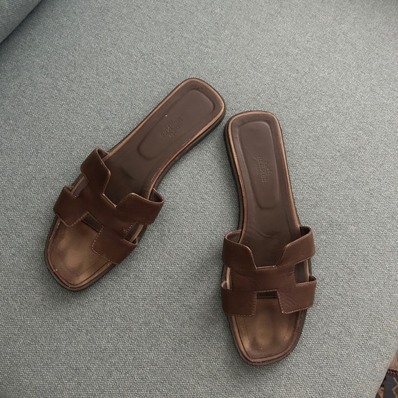 Hermes’ Oran - Brown size 41 - Picture 1 of 5